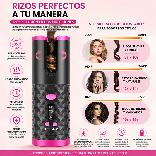 CURLGO™ Rizador Automático Inalámbrico